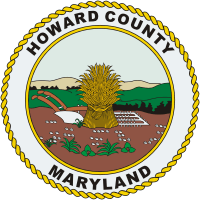 A picture of the howard county seal.